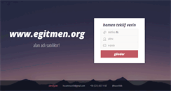 Desktop Screenshot of egitmen.org